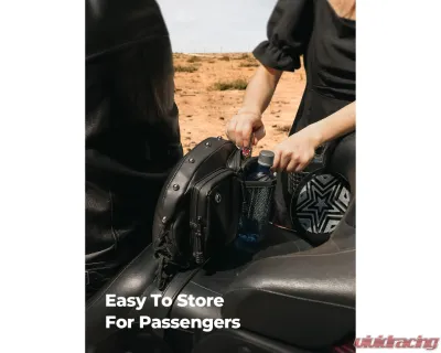 Kemimoto Motorcycle Rider Backrest Organizer Kit Harley - F1801-03301BK