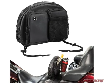 Kemimoto Motorcycle Rider Backrest Organizer Kit Harley - F1801-03301BK