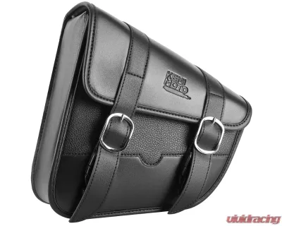 Kemimoto Synthetic Leather Swing Arm Bags Left Side Harley - F1801-03501BK