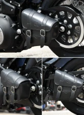 Kemimoto Synthetic Leather Swing Arm Bags Left Side Harley                                     - F1801-03501BK - Image 5