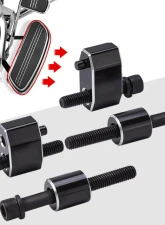 Kemimoto Driver Floorboard Extenders Kit Harley                                     - F1802-01101BK - Image 8