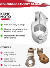 Kemimoto Highway Pegs Foot Rest Harley                                     - F1802-03002BK - Image 5