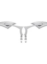 Kemimoto Spear Blade Rear View Mirrors Chrome Harley                                     - F1804-01301CH - Image 9