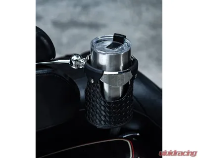 Kemimoto PU Leather Passenger Cup Holders Harley - F1813-00901