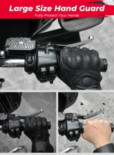 Kemimoto Motorcycle Handguard Shield 2 Pack Harley                                     - F1813-01302BK - Image 4