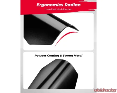 Kemimoto Motorcycle Handguard Shield 2 Pack Harley - F1813-01302BK