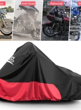 Kemimoto Motorcycle CoverTouring Models Road King Street Glide Road Glide                                     - F1814-00201RD - Image 2