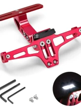 Kemimoto Universal Fender Eliminator License Plate Bracket Motorcycle                                     - FFEUN002RD - Image 6
