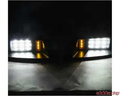 Kemimoto Golf Cart Headlight | Tail Light Kit Assembly EZGO TXT 1996-2013 - FGFHLTL001