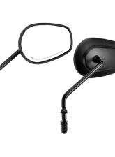 Kemimoto Black Long Stem Side Rear View Mirrors Harley                                     - FHADA419BK - Image 7