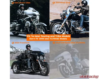 Kemimoto Lower Vented Leg Fairings w/ Speakers Harley - FHADA445