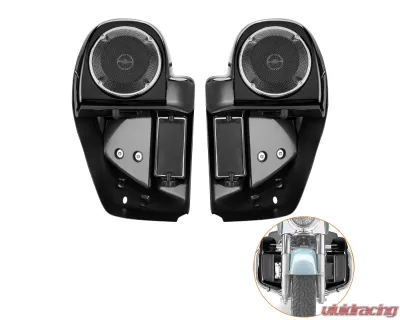 Kemimoto Lower Vented Leg Fairings w/ Speakers Harley - FHADA445