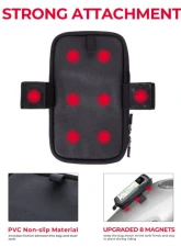 Kemimoto Motorcycle Magnetic Tank Bag / w/ 8 Strong Magnets Touch ScreenCell phone up to 6.3                                     - FHDTB139 - Image 2