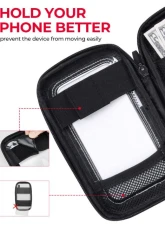 Kemimoto Motorcycle Magnetic Tank Bag / w/ 8 Strong Magnets Touch ScreenCell phone up to 6.3                                     - FHDTB139 - Image 4