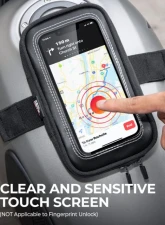 Kemimoto Motorcycle Magnetic Tank Bag / w/ 8 Strong Magnets Touch ScreenCell phone up to 6.3                                     - FHDTB139 - Image 6