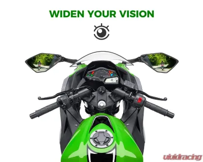 Kemimoto Motorcycle Side View Mirror Ninja - FMIKA012