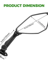 Kemimoto Motorcycle Side View Mirror Ninja                                     - FMIKA012 - Image 3