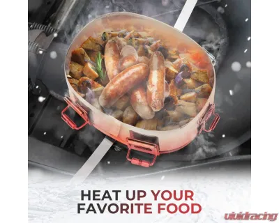 Kemimoto Snowmobile Food Warmer Stainless Muffler Exhaust CookerArctic Cat Polaris UTV ATV Motorcycle - FSMFW001