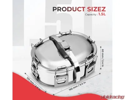 Kemimoto Snowmobile Food Warmer Stainless Muffler Exhaust CookerArctic Cat Polaris UTV ATV Motorcycle - FSMFW001