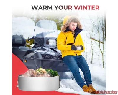 Kemimoto Snowmobile Food Warmer Stainless Muffler Exhaust CookerArctic Cat Polaris UTV ATV Motorcycle - FSMFW001