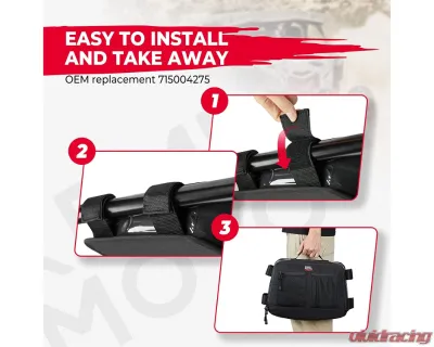 Kemimoto Overhead Roof Storage Bag Can Am Maverick X3 Max RS DS Turbo R - FTVDB011