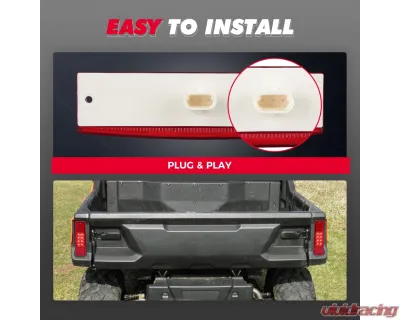 Kemimoto Rear Tail Light Polaris Ranger 400 / 570 / 800 - FTVHL010RD