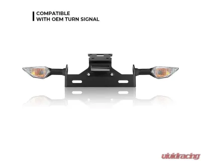 Kemimoto Fender Eliminator License Plate Bracket Kawasaki Z125 / Z125 Pro - FZ125P012BK
