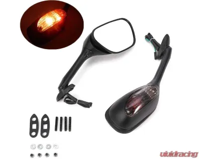 Kemimoto Motorcycle Turn Signal Mirror - FZH0181-02