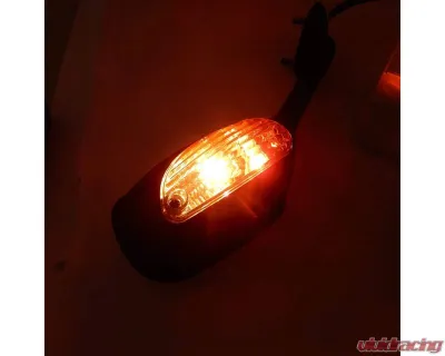 Kemimoto Motorcycle Turn Signal Mirror - FZH0181-02