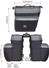 Kemimoto Bike Saddle Bag 30L Large Capacity                                     - H0305-00601BK - Image 5