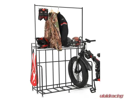 Kemimoto Multi-functional Width Adjustable 4 Bike Stand Storage Rack - H0320-00002