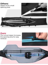 Kemimoto Ski Bag and Boot Bag ComboAir Travel /Skis Up to 200cm                                     - H0803-00301BL - Image 5