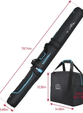 Kemimoto Ski Bag and Boot Bag ComboAir Travel /Skis Up to 200cm                                     - H0803-00301BL - Image 6