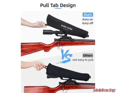 Kemimoto Scope Covers Neoprene Optics Lens Cover 12"-15" 2pc - H1003-00101L(2)