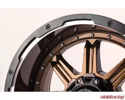 Grid Wheel Offroad GD10 Wheel 18x9 6x135|6x139.7 0mm Gloss Bronze | Black Lip - 1189237R6