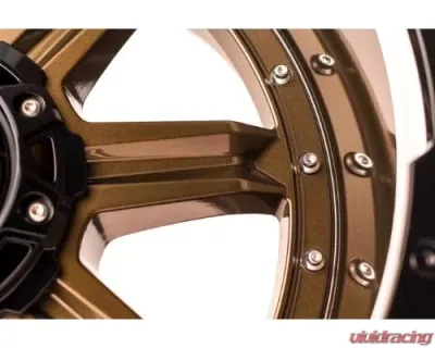 Grid Wheel Offroad GD10 Wheel 18x9 6x135|6x139.7 0mm Gloss Bronze | Black Lip - 1189237R6