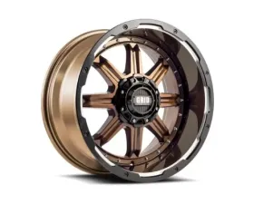 Grid Wheel Offroad GD10 Wheel 17x9 5x127 | 5x5 | 5x139.7 0mm Gloss Bronze | Black Lip