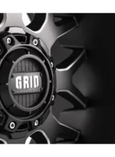 Grid Wheel Offroad GD02 Wheel 20x10 5x114.3|5x127 | 5x5 -25mm Matte Black | Milled                                     - 22127F278 - Image 5