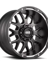 Grid Wheel Offroad GD02 Wheel 20x10 5x114.3|5x127 | 5x5 -25mm Matte Black | Milled                                     - 22127F278 - Image 5