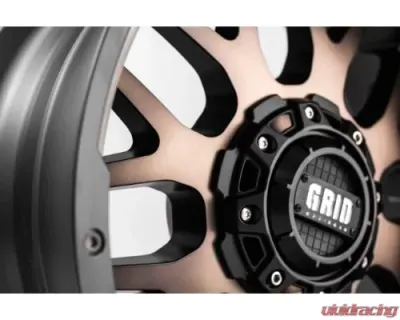 Grid Wheel Offroad GD02 Wheel 20x9 6x139.7 35mm Metallic Dust | Matte Black - 229655D351