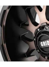 Grid Wheel Offroad GD02 Wheel 20x9 6x139.7 35mm Metallic Dust | Matte Black                                     - 229655D351 - Image 5
