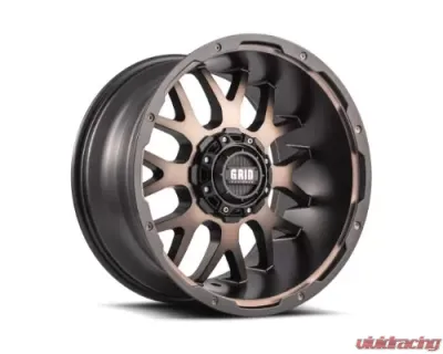 Grid Wheel Offroad GD02 Wheel 20x9 6x139.7 35mm Metallic Dust | Matte Black - 229655D351