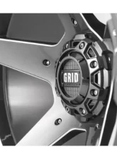 Grid Wheel Offroad GD04 Wheel 20x9 5x150 15mm Gloss Graphite | Milled                                     - 42955G151 - Image 3