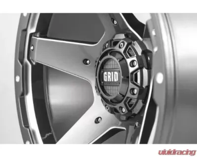 Grid Wheel Offroad GD04 Wheel 20x9 5x150 15mm Gloss Graphite | Milled - 42955G151