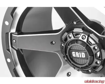 Grid Wheel Offroad GD04 Wheel 20x9 5x150 15mm Gloss Graphite | Milled - 42955G151