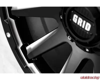 Grid Wheel Offroad GD05 Wheel 20x9 5x127 | 5x5 | 5x139.7 -12mm Matte Black | Milled - 52952F187