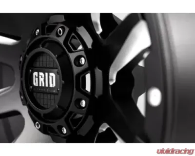 Grid Wheel Offroad GD05 Wheel 20x9 5x127 | 5x5 | 5x139.7 -12mm Matte Black | Milled - 52952F187