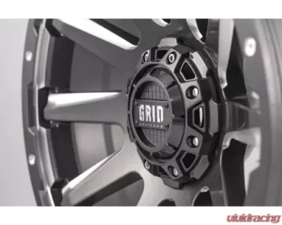 Grid Wheel Offroad GD05 Wheel 20x10 8x180 -25mm Gloss Graphite | Milled - 52188G224