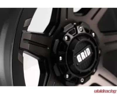 Grid Wheel Offroad GD06 Wheel 20x9 6x135|6x139.7 -12mm Metallic Dust | Matte Black - 629237D18