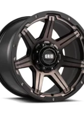 Grid Wheel Offroad GD06 Wheel 20x9 6x135|6x139.7 -12mm Metallic Dust | Matte Black                                     - 629237D18 - Image 5